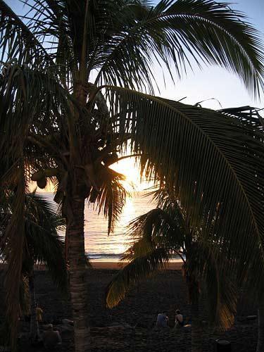 Ihr Strandurlaub auf La Palma in abendlicher Stimmung