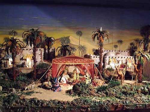 La Palma: Eine Krippe zur Weihnachtszeit