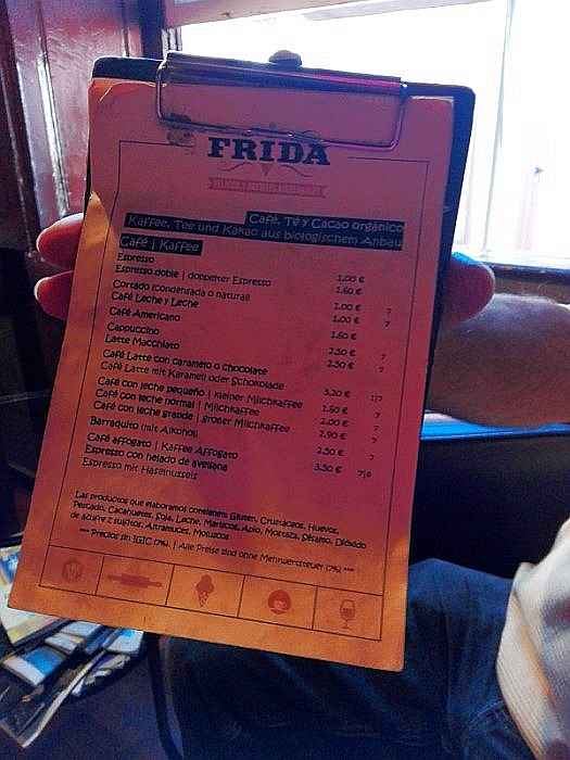 Speisekarte im Cafe Frida speisekarte-cafe-frida