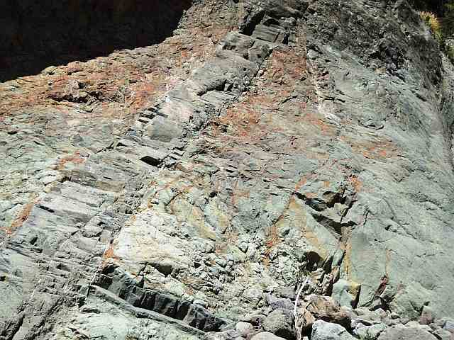 Gesteinsschichten Caldera 004