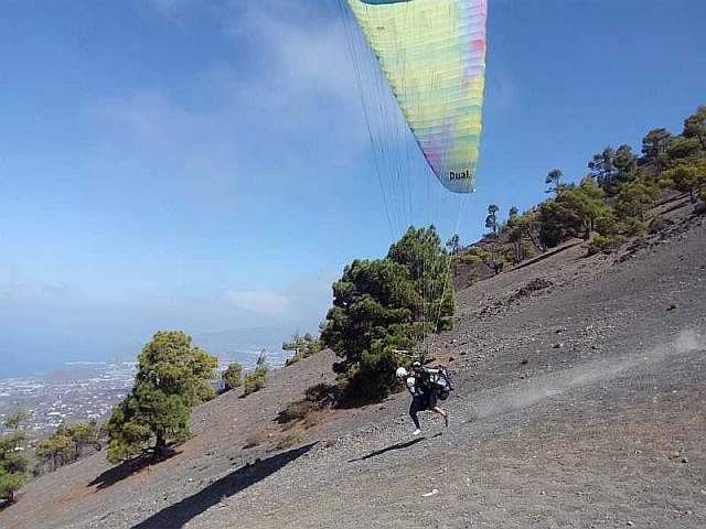 anlauf zum tandemflug