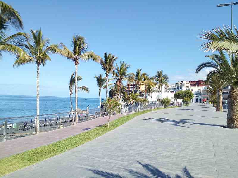 Puerto Naos -auf La Palma - die Strandpromenade